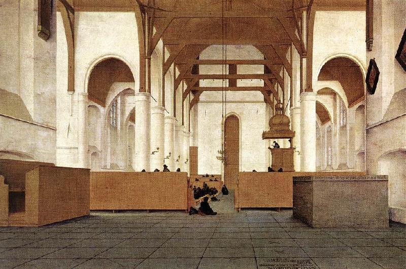 Pieter Jansz Saenredam Interior of the Church of St Odulphus, Assendelft oil painting image